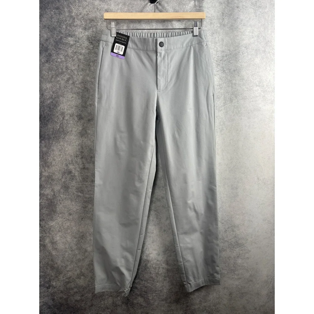Banana Republic Pants Men's Gray Motion Tech Hybrid Jogger Travel Size‎ 30 NWT